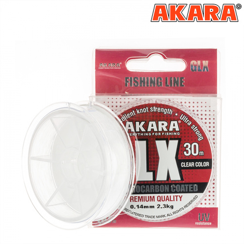 Леска Akara GLX Premium Clear 30 м 0,16 прозрачная фото 2