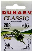 Крючок Dunaev Classic 208 #16 (упак. 10 шт)