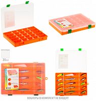 Коробка FisherBox 310 цв. оранж (31х23х04)
