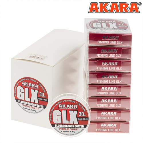 Леска Akara GLX Premium Clear 30 м 0,16 прозрачная фото 5