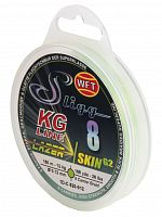 Леска плетёная WFT KG SLIGG LAZER SKIN G2 x8 Chartreuse150/012