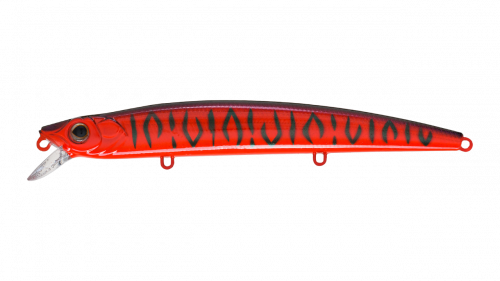 Воблер Минноу Strike Pro Wiggle Stick 140, цвет: A207 Red Devil Pearl, (EG-031F#A207)