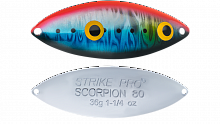 Блесна колеблющаяся Strike Pro Scorpion Single 60M, цвет: A234-SBO-LU Blue Back Silver OB Fluo, (ST-