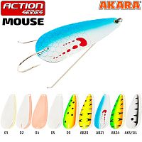Блесна колеб. незац. Akara Action Series Weedless Mouse 70 26гр. 13/14oz. 05