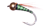 4520 Классические нимфы Goldhead Nymphe №Green 31 (hook 16, 6шт.упак.)