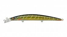 Воблер Минноу Strike Pro Top Water Minnow 130, цвет: JV012 Green Motoroil Pike UV, (JL-158F#JV012-UV
