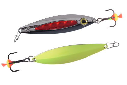 Блесна вертикальная ECOPRO Killka, 65мм, 15г,  GR/SRF