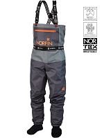 Полукомбинезон заброд. Norfin PILOT STOCKINGFOOT GRAY 05 р.XXL