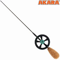 Уд. зим. Akara Leader N с катушкой под кивок (хлыст Hi Carbon fast) пробковая ручка