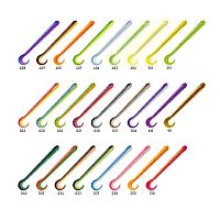 Приманка ZUB-WORM-ZANDER 108мм(4,3")-5шт, (Цвет 405) желтый верх - оранжевый низ