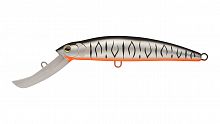 Воблер Минноу Strike Pro Musky Monster Deep 200CL, цвет: A243ES Grey Shadow Mat Tiger, (MG-007CL#A24