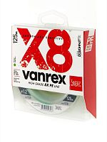 Шнур плетёный Lucky John Vanrex х8 BRAID Fluo Green 125/018