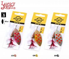 Блесны вращ. Lucky John SPIN X LONG 05 12,0г CR/GR/SR 3шт. набор