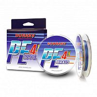 Шнур DUNAEV MULTICOLOR BRAID PE X4 150м 0,30мм