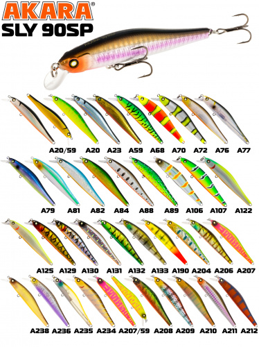 Воблер Akara Sly 90SP 9 гр. A236