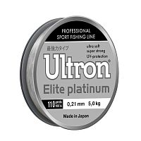Леска ULTRON Elite Platinum 0,28мм, 100м, 8,5кг, серебр.