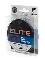Шнур плетёный Salmo Elite х4 BRAID Dark Gray 125/010