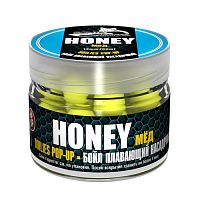 Бойлы насад. плав. Sonik Baits 14мм HONEY Fluo Pop-ups 90мл