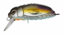 Воблер Крэнк Strike Pro Beetle Buster 40, цвет: A218-GSAL-EP Transparent Pearlescent Fry, (EG-174F#A