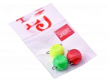 Груз-головки разборные Lucky John BALL RGY MIX1 25.0г 3шт