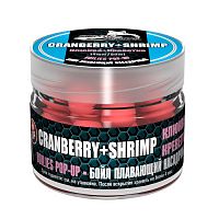 Бойлы насад. плав. Sonik Baits 14мм CRENBERRY-SHRIMP Fluo Pop-ups 90мл