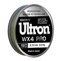 Шнур ULTRON WX 4 PRO  0,15мм, 10,0кг, 100м, хаки
