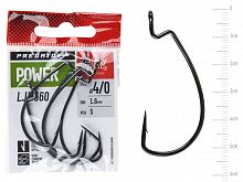 Крючки офсетные Lucky John PREDATOR сер. LJH360 POWER разм.K040 5шт.