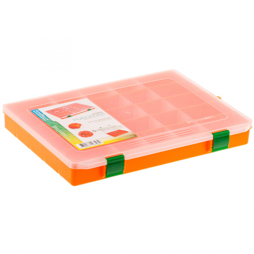 Коробка FisherBox 310 цв. оранж (31х23х04) фото 2