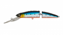 Воблер Составной Strike Pro Mr. Wiggly TL 110, цвет: A234-SBO-LU Blue Back Silver OB Fluo, (MG-010D#