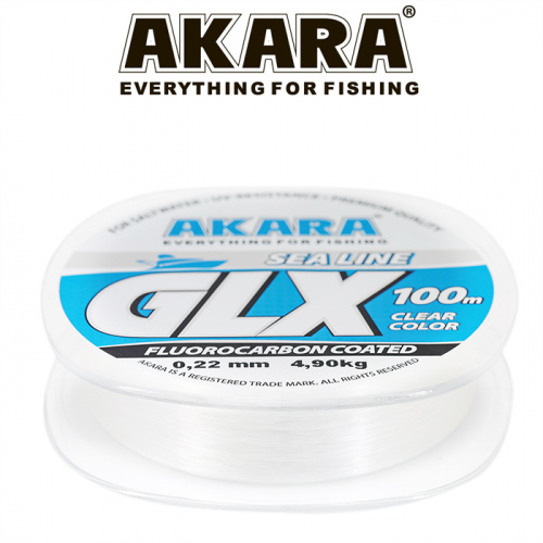 Леска Akara GLX Sea Line 100 м 0,30 прозрачная фото 3