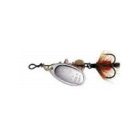 Блесна вращ. Mepps AGLIA MOUCHE,  00, SILVER/Red fly