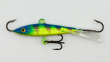 Балансир Strike Pro Super Ice 47, цвет: A47FL, цвет: Glowing Blue Lemon, светящийся, хвост: прозрачный