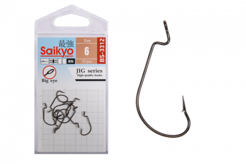 Крючки Saikyo BS-3312 BN № 6 (10 шт)