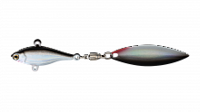Тейл-спиннер Strike Pro Micro-Whacker 43, цвет: Black Back Silver, (JG-001B#A010EP)