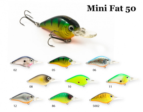 Воблер Raiden Mini Fat 50 7 гр. 8