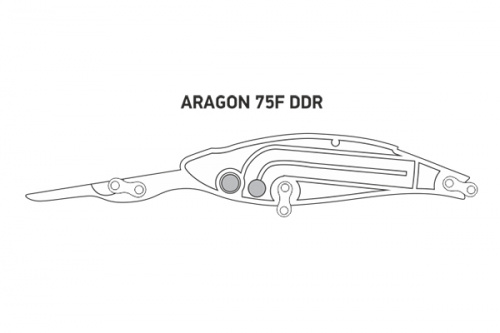 Воблер LureMax ARAGON 75F DDR-024 11 г. фото 2