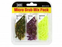 Твистеры съедоб. искусст. LJ Pro Series MICRO GRUB 1,0in (02,50)/MIX1 90шт.