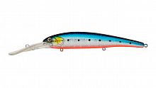 Воблер Минноу Strike Pro Hooligan Deep Diver 120, цвет: A234-SBO-LU Blue Back Silver OB Fluo, (EG-22