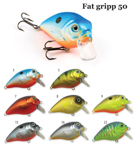 Воблер Raiden Fat Gripp 50 11 гр. 7