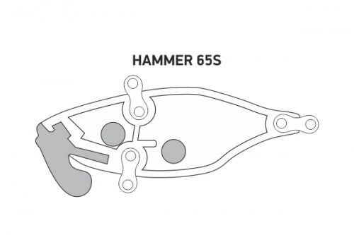 Воблер LureMax HAMMER 65mm 15г цв. 035 тонущий фото 2