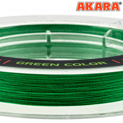 Шнур Akara Ultra Light Competition Green 150 м 0,10 фото 5