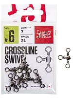 Вертлюги трехстор. LJ Pro Series CROSSLINE SWIVEL 006 7шт.