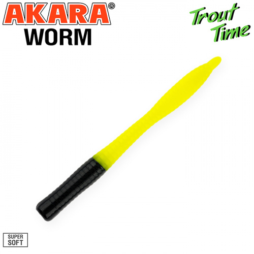 Силиконовая приманка Akara Trout Time WORM 3 Shrimp 458 (10 шт.) фото 5