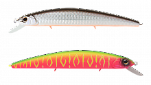 Воблер Минноу Strike Pro Montero 90SP, цвет: A70-713S/A230S Double Black Silver OB/Watermelon Mat Ti