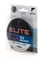 Шнур плетёный Salmo Elite х4 BRAID Dark Gray 125/014