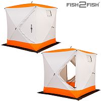 Палатка зим. Fish 2 Fish Куб 2,2х2,2х2,35 м с юбкой в чехле