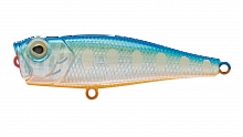 Воблер Поппер Strike Pro Bubble Pop 65, цвет: A150-713 UV Blue Silver OB, (EG-046#A150-713)