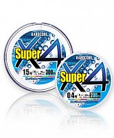 Пл.шн. Duel PE Hardcore Super X4 200м 5Color #1,0 (0,17мм) 8,0kg