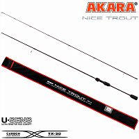Сп. шт. уг. 2 колена Akara Nice Trout UL (0,5-3) 2,05м