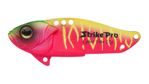 Блесна-Цикада Strike Pro Cyber Vibe 65, цвет: Watermelon Mat Tiger, (JG-005E#A230S)